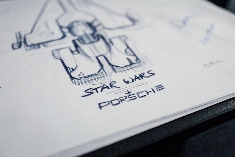 DESIGN PARTNERSHIP TRA PORSCHE E STAR WARS PER PROGETTARE I NUOVI X-WING