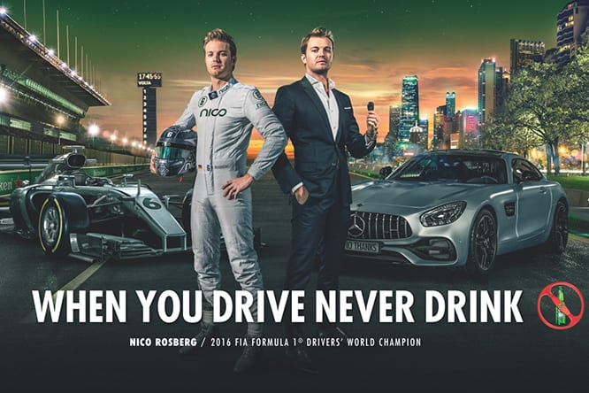 Continua la campagna Heineken “Se bevi, non guidi”: nuovo spot con Keke e Nico Rosberg