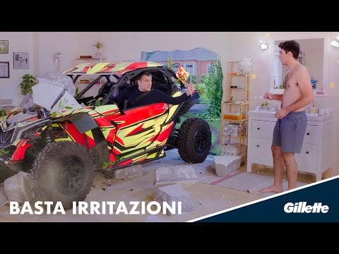 Basta irritazioni con Gillette Skinguard Sensitive: parola di Bobo Vieri