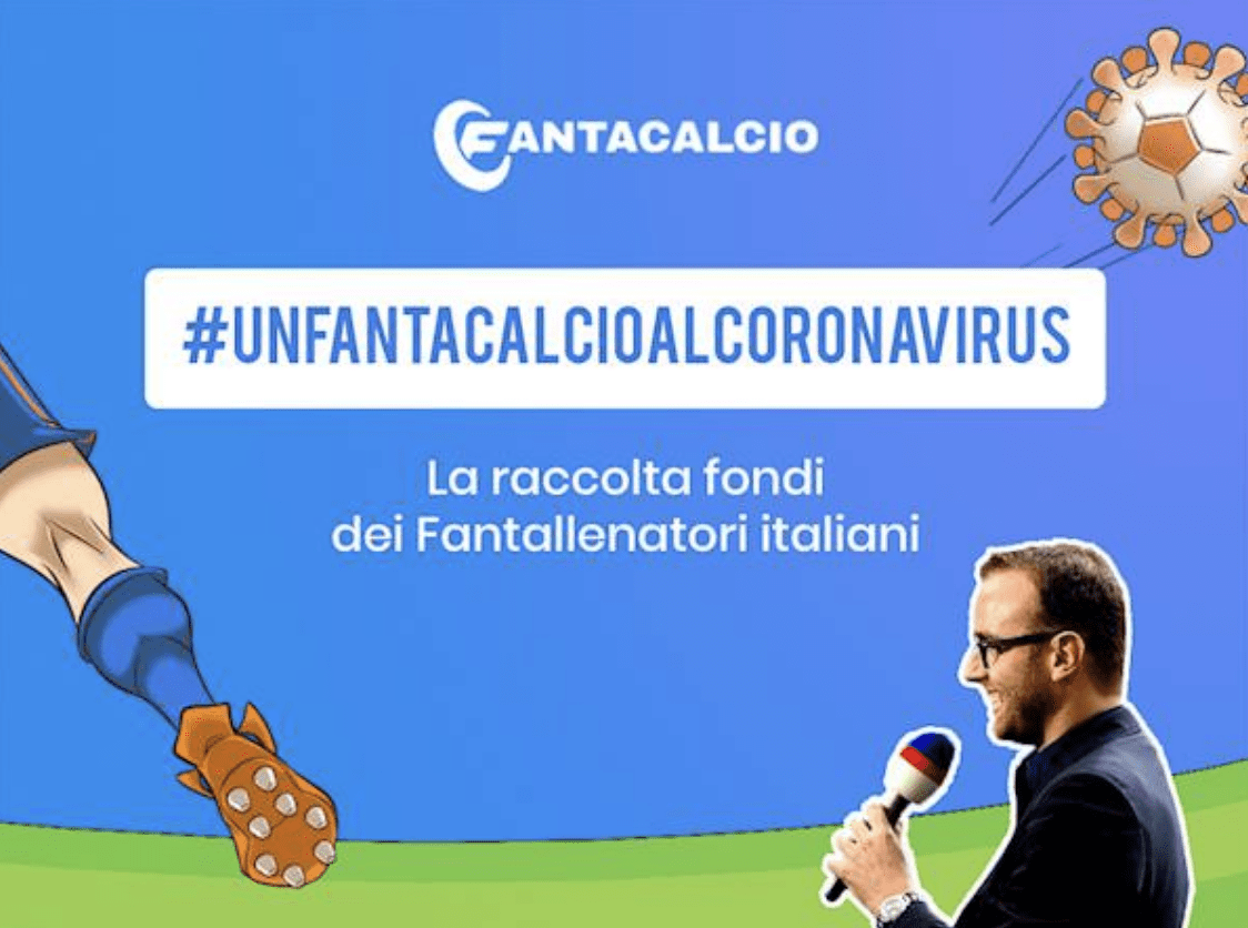 Fantacalcio avvia una raccolta fondi per fronteggiare l’emergenza CoronaVirus