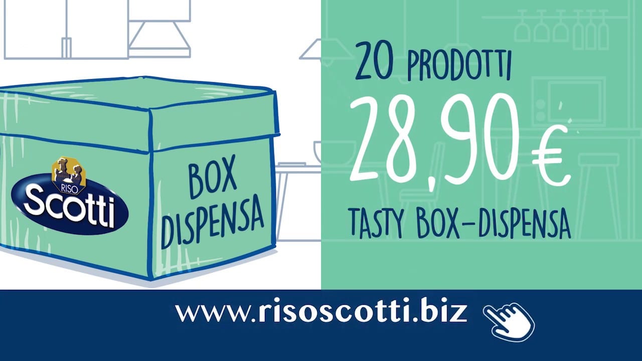 Riso Scotti scommette sull’e-commerce con Tasty Box Dispensa