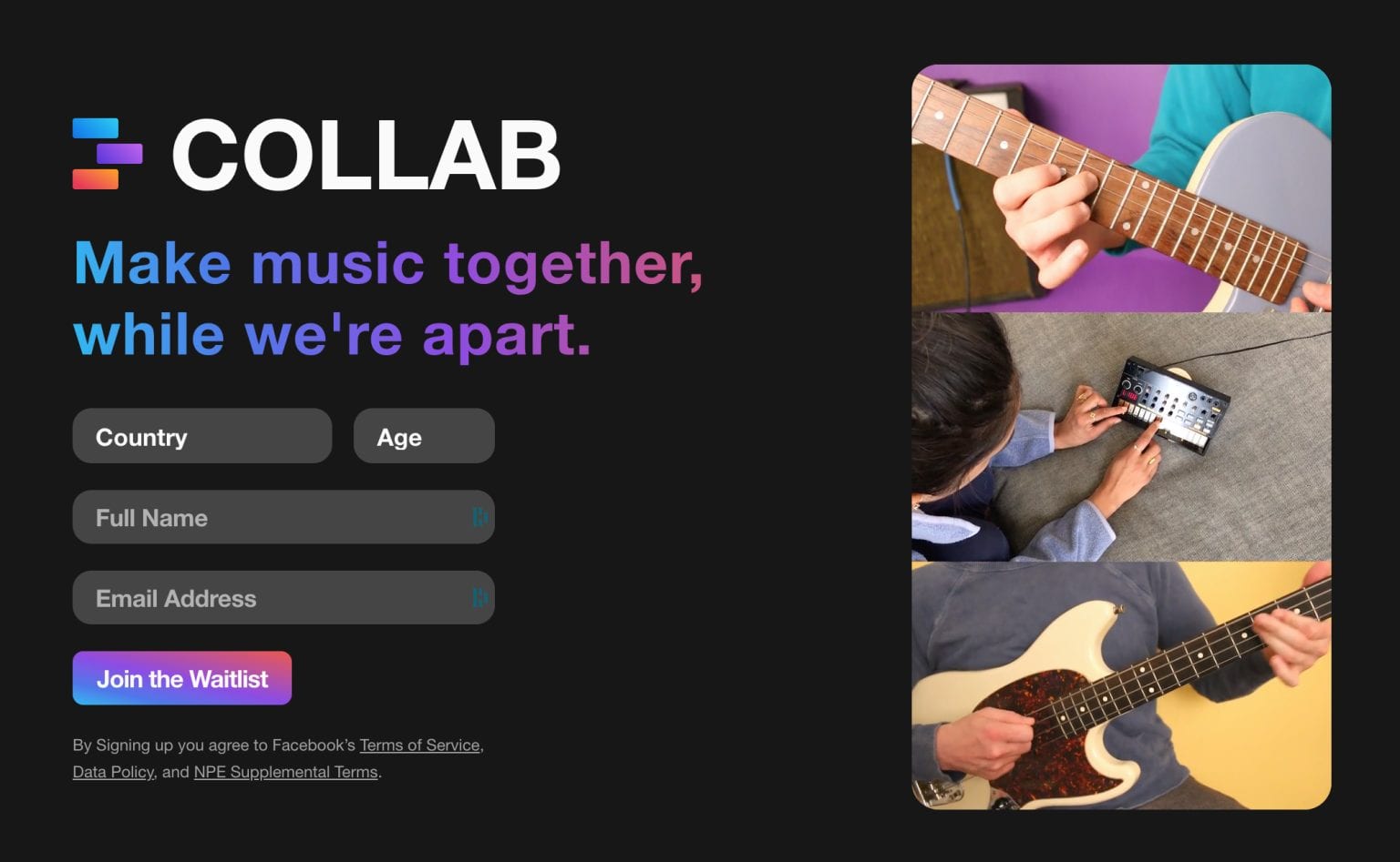 Facebook rilascia Collab, applicazione ispirata, in parte, a TikTok
