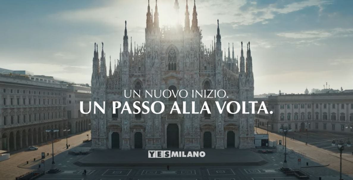 Milano celebra la fine del lockdown con la campagna “Un nuovo inizio. Un passo alla volta”