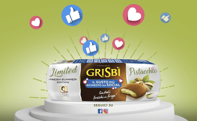 Grisbi’ per il nuovo gusto estivo sceglie Valeria Rossi e le Las ketchup