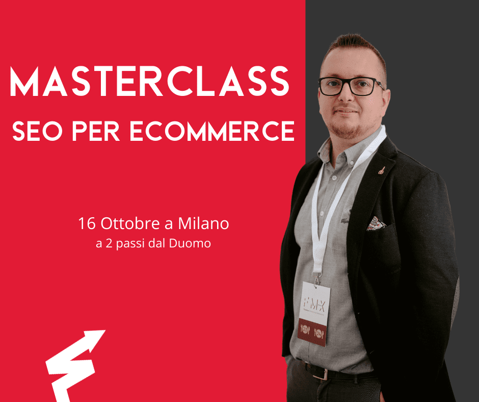Master Class SEO per e-commerce: il 16 Ottobre a Milano