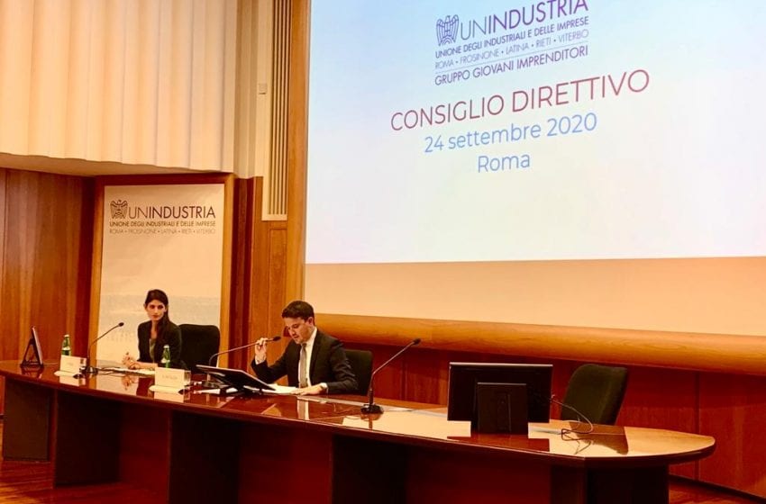  Imprese: Virginia Raggi e Riccardo di Stefano ospiti Gruppo giovani imprenditori di Unindustria