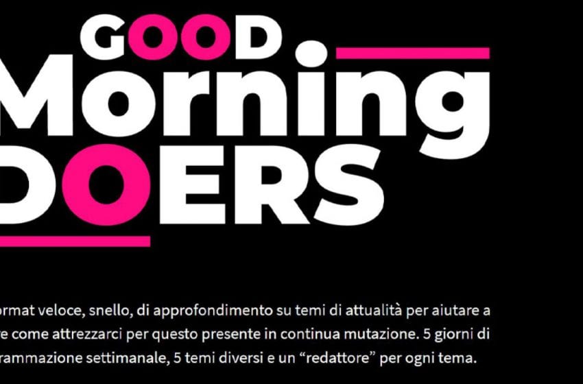  Rinascita Digitale lancia Good Morning Doers: il nuovo format per comprendere e analizzare la realtà in continuo cambiamento