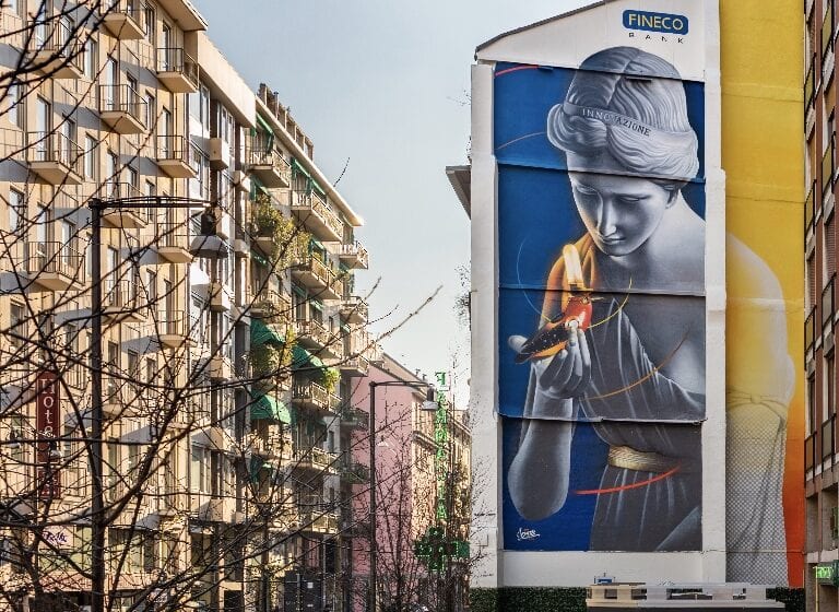  Fineco porta l’arte sui muri di Milano