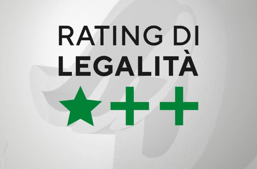  Digital Angels certificata dall’AGCM  con il rating di legalità ★++