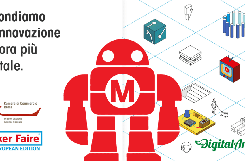 Digital Angels supporta la prima campagna Youtube di Maker Faire Rome 2020 online Edition