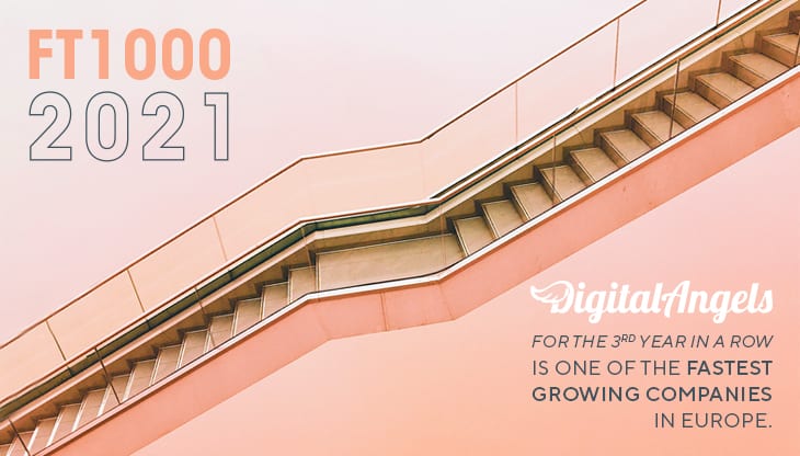 Digital Angels nuovamente nel ranking FT 1000 Europe’s Fastest Growing Companies 2021