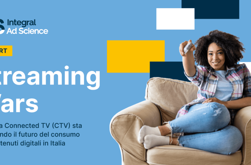  Connected TV: l’80% dei consumatori italiani prevede di usare servizi di streaming gratuiti supportati dalla pubblicità, è quanto rilevato da una ricerca IAS