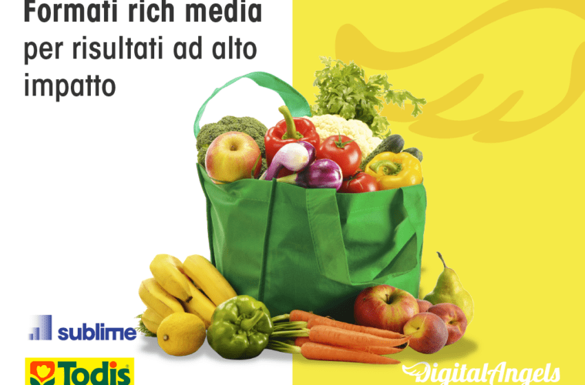 Digital Angels sceglie Sublime per incrementare l’awareness di Todis