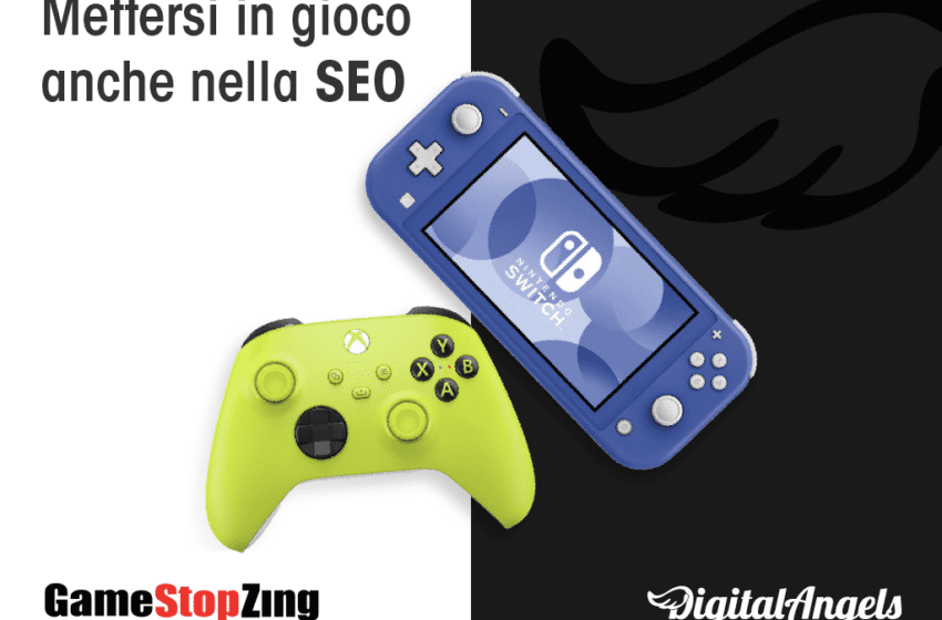  GameStopZing conferma la propria fiducia in Digital Angels, dando vita ad un nuovo progetto SEO