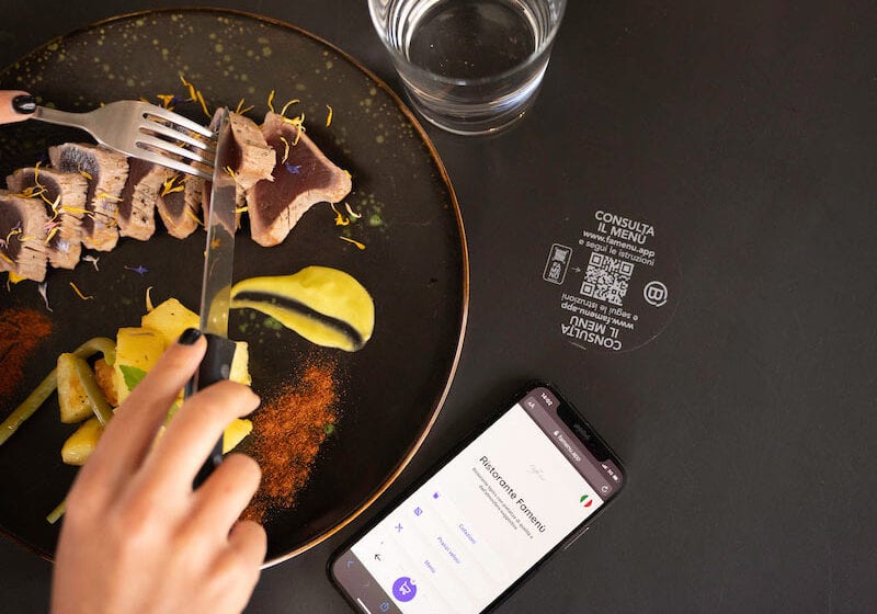  Menù digitali a portata di tap con Famenu, il servizio gratuito scelto da 4.000 ristoranti