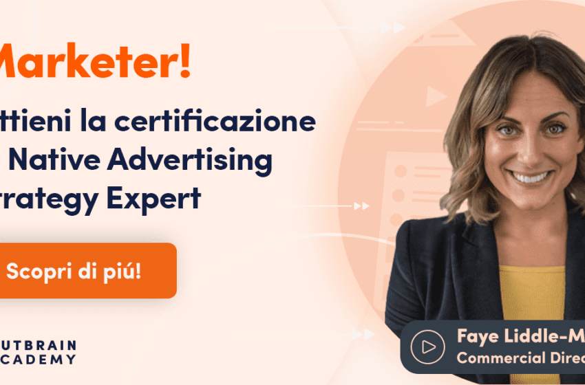 La Digital Academy di Outbrain arriva anche in Italia