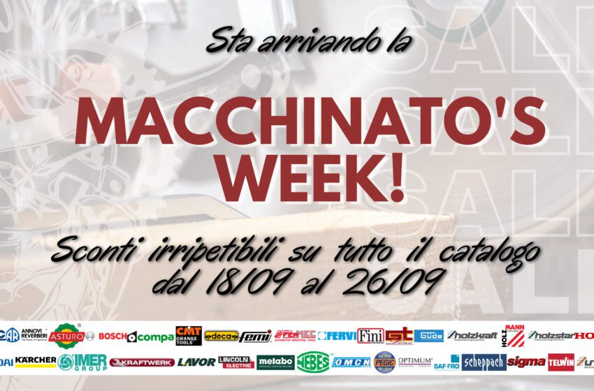  Macchinato celebra il terzo anniversario con una settimana di promozioni speciali