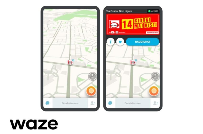  Bennet sceglie l’app Waze per la campagna adv e registra +12.700 visite ai punti vendita