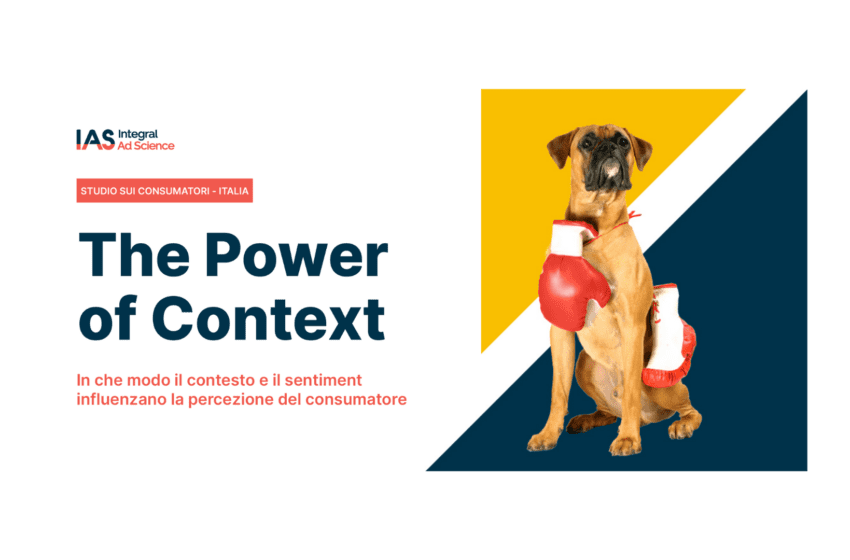  IAS: The Power of Context: in che modo contesto e sentiment influenzano la percezione del consumatore