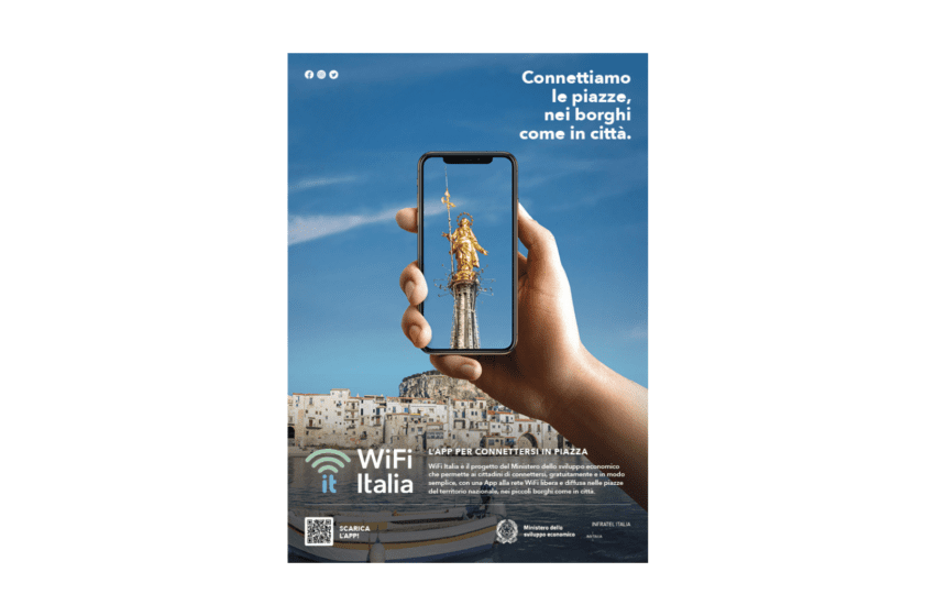  Parte la campagna WiFi Italia “Connettiamo le piazze, nei borghi come in città”