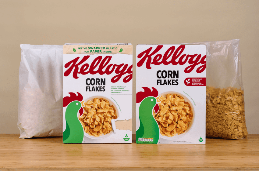 Sostenibilità ambientale, da Kellogg un esperimento per sostituire i sacchetti di plastica dei cereali