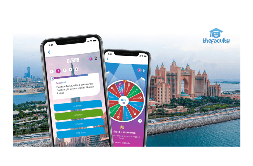L’Ente del Turismo di Dubai sceglie la startup italiana di edutainment thefaculty per promuovere la città emiratina presso la Generazione Z