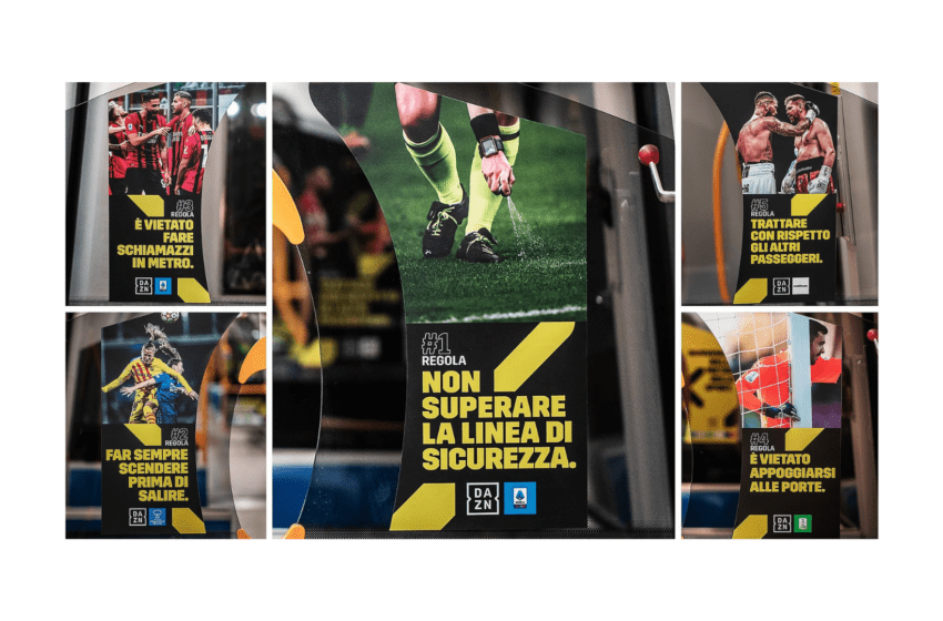 The Big Now/mcgarrybowen firma la domination multisensoriale di DAZN nella ‘Metro dello Sport’ San Siro Stadio DAZN