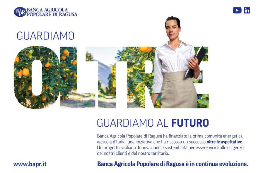 BAPR è “Oltre”: al via la nuova campagna di comunicazione della più grande banca siciliana