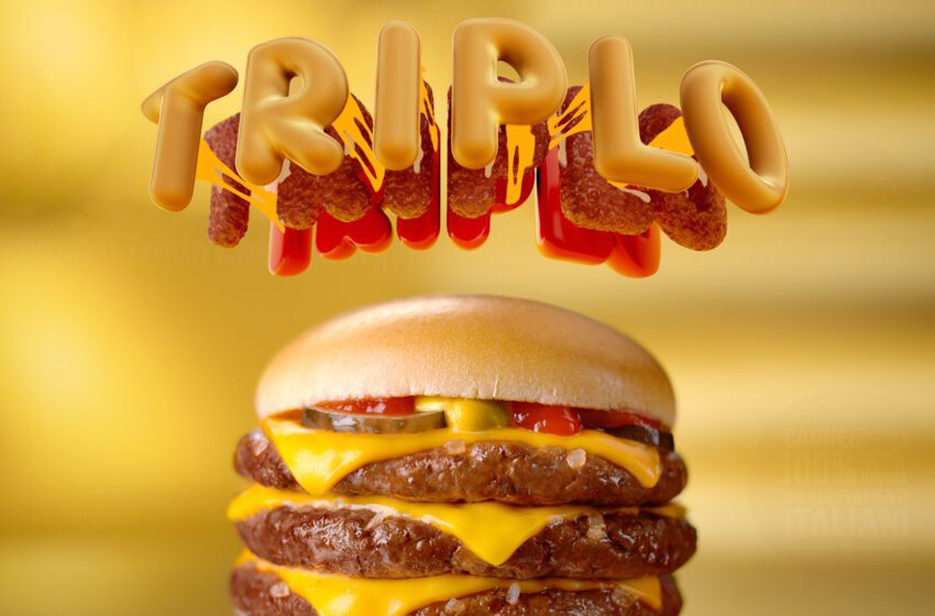 McDonald’s e Ghali presentano il Triplo Cheeseburger. Firma Leo Burnett (Publicis Groupe)