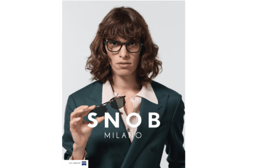Federico Aldave è il nuovo volto della campagna Snob Milano 2022