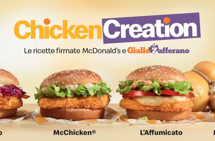 On air la nuova campagna di comunicazione dedicata alle Chicken Creation di McDonald’s e Giallozafferano