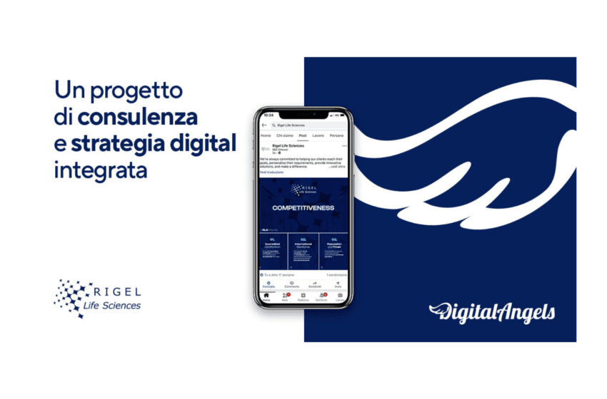 Il nuovo progetto integrato di Digital Angels per Rigel Life Sciences