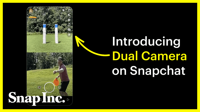  Snapchat presenta Dual Camera: la nuova funzionalità per immortalare più prospettive contemporaneamente