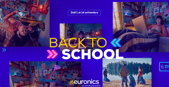  Arriva il “Back to school” di Euronics per gli acquisti tech a prezzi vantaggiosi
