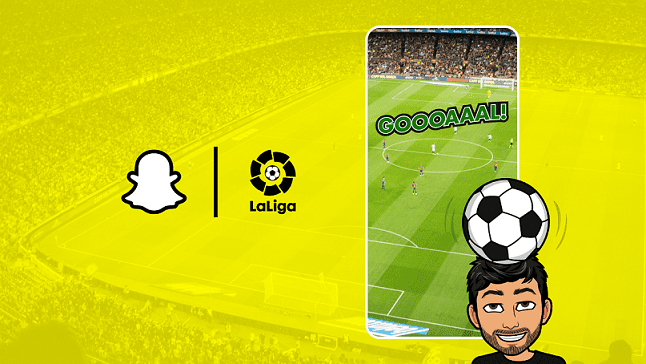 LaLiga insieme a Snap per portare il meglio del calcio su Snapchat