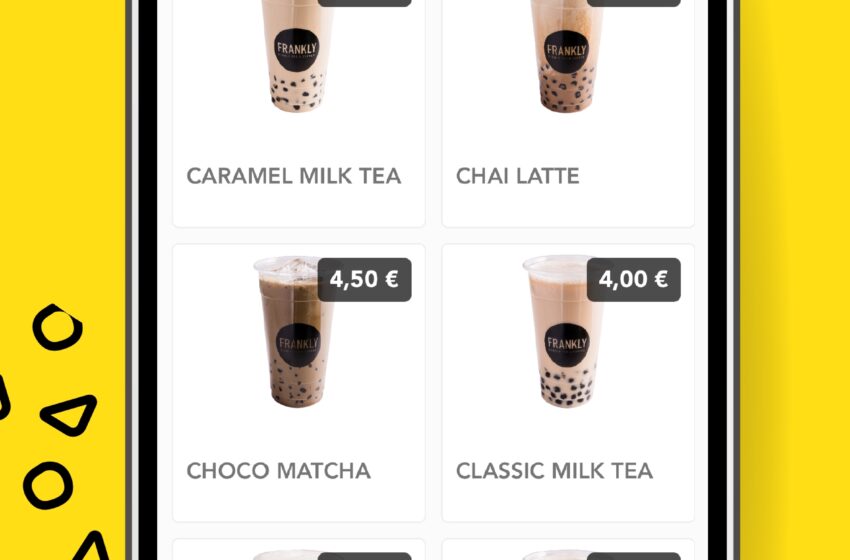  Il fenomeno Bubble tea sbarca anche su smartphone: Frankly lancia la sua app con menu interattivi e nuove possibilità di acquisto