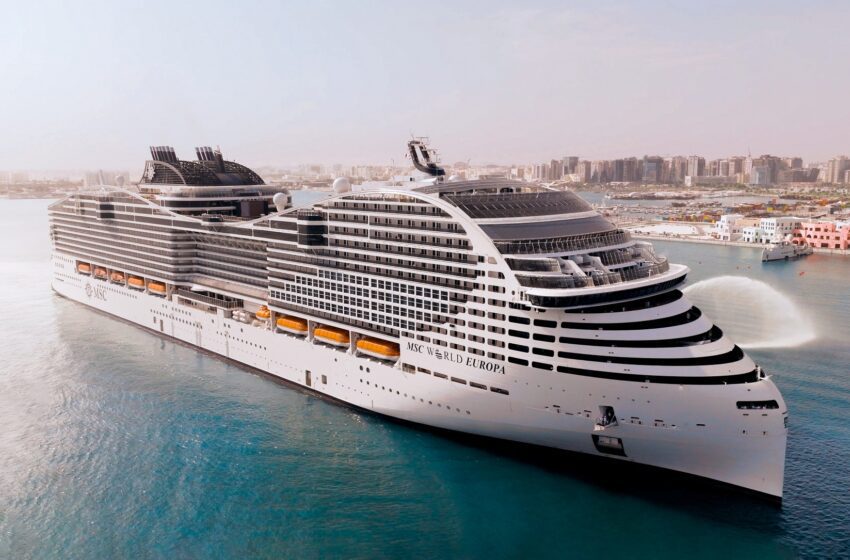 Msc Crociere disegna il futuro delle crociere, a Doha il battesimo di Msc world europa, la nave «green» più avanzata al mondo