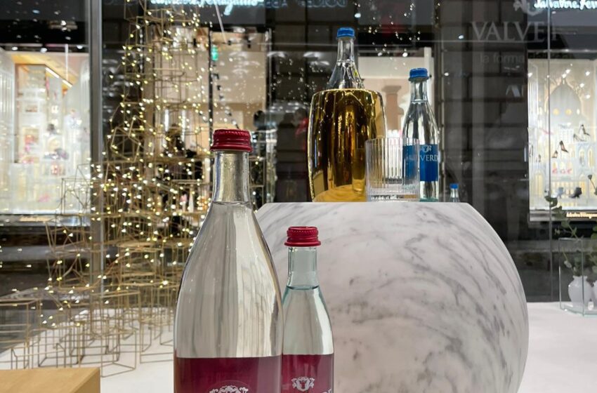 Acqua Valverde protagonista della Christmas experience di Montenapoleone district