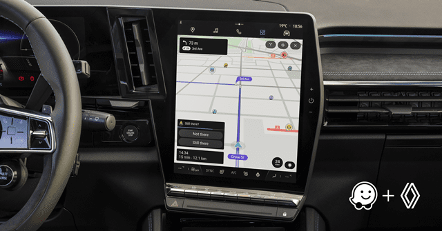  Waze annuncia la partnership con Renault e la nuova tecnologia integrata su Android Auto