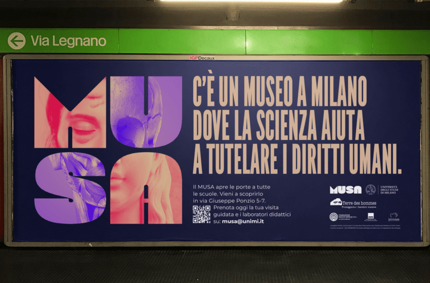  Lanciata la campagna pubblicitaria dedicata al MUSA con una nuova identity e una comunicazione curata da ACNE