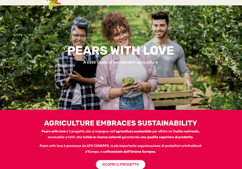 È Online Il Sito Della Campagna Promozionale Finanziata Dalla Comunità Europea “Pears With Love”