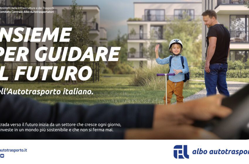  “Insieme per guidare il futuro”  La nuova campagna di ACNE a supporto dell’Albo Autotrasporto