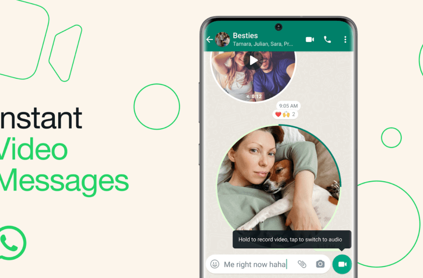 In arrivo i videomessaggi istantanei su WhatsApp