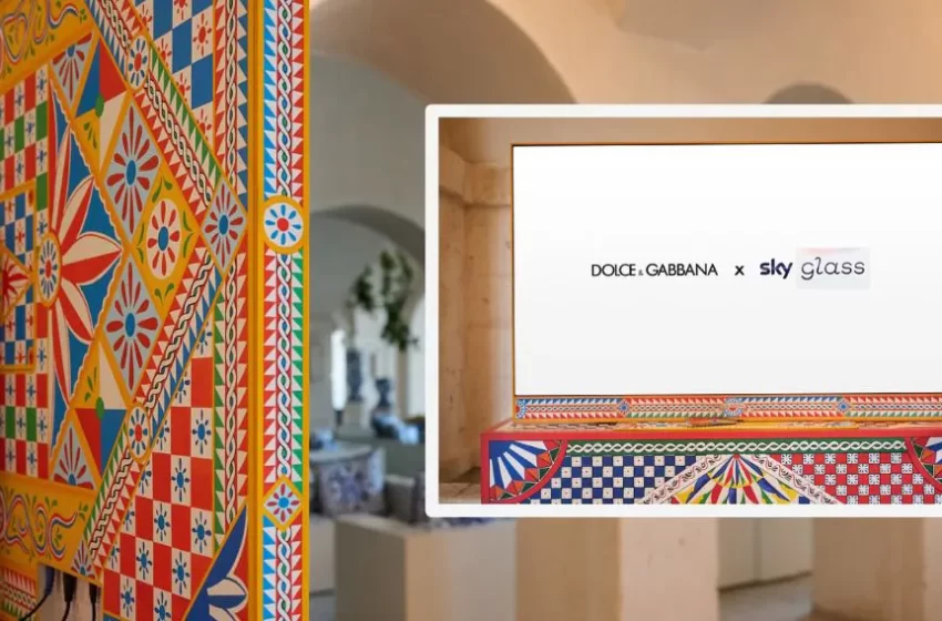  Esclusiva collaborazione tra Dolce&Gabbana e Sky per il lancio della limited-edition di Sky Glass