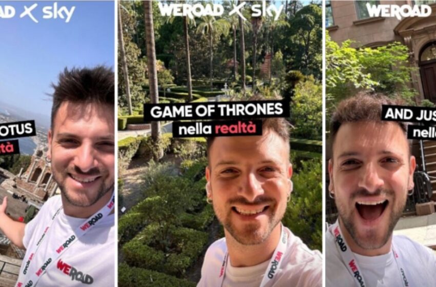 “È più bello tornare a casa con SKY” La campagna brand di SKY in viaggio con WEROAD