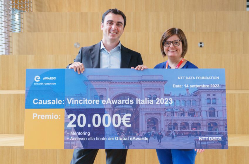 FidelioMed vince la 9° edizione degli eAwards di NTT DATA FOUNDATION, il premio che valorizza l’imprenditorialità tech sostenibile