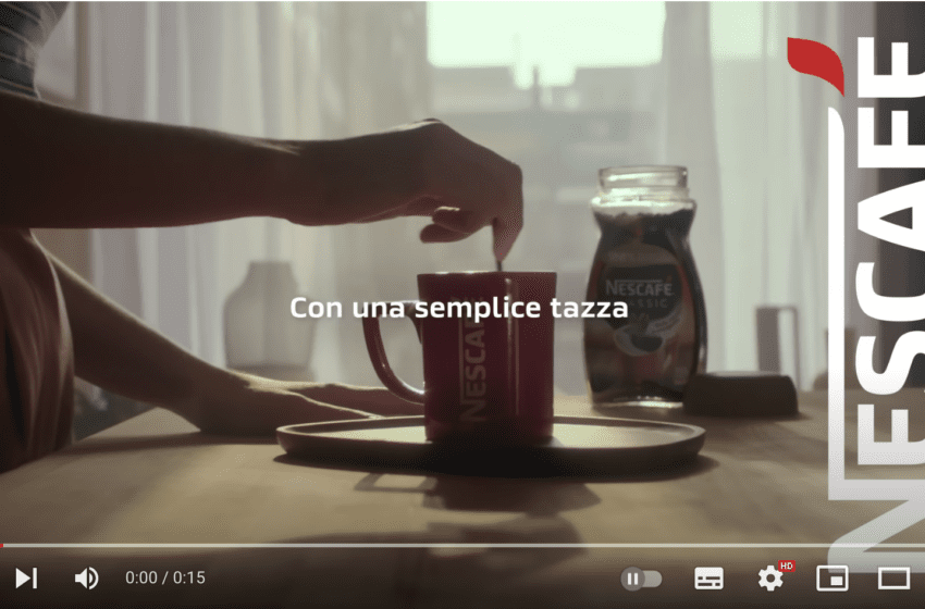  ON AIR LA CAMPAGNA DI NESCAFE’ : « C’E’ MOLTO DI PIU’ IN OGNI TAZZA »