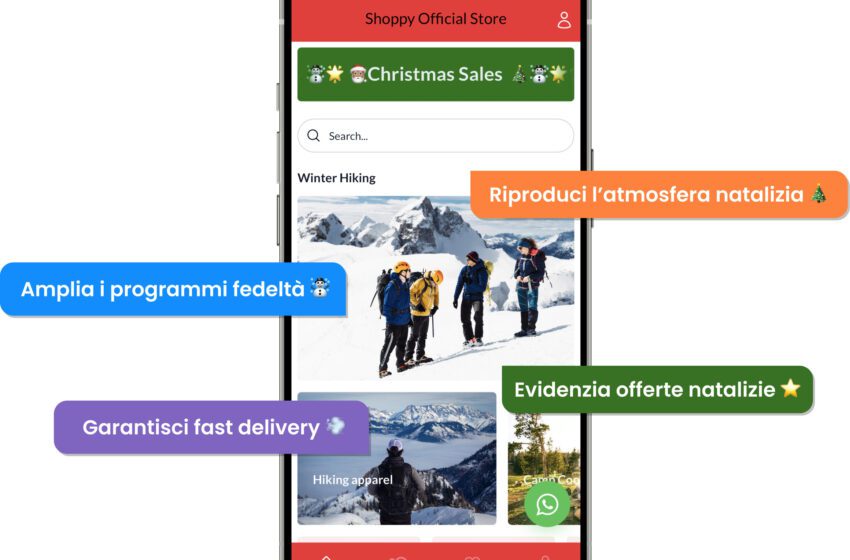 Shopping natalizio in App, i consumatori italiani cercano il risparmio: 5 strategie di vendita efficaci per la stagione 2023