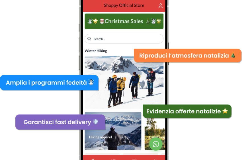  Shopping natalizio in App, i consumatori italiani cercano il risparmio: 5 strategie di vendita efficaci per la stagione 2023