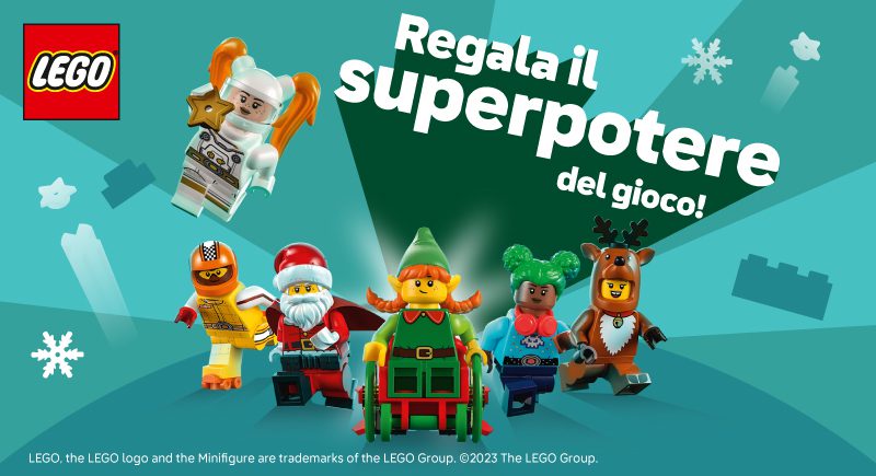  Il Natale è ricco di passioni e superpoteri con LEGO Italia e Initiative